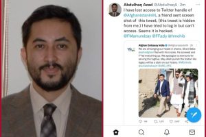 Afghan Embassy in India claims ‘lost access’ to Twitter account