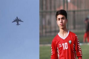 Afghan footballer dead after falling from plane while trying to flee Kabul