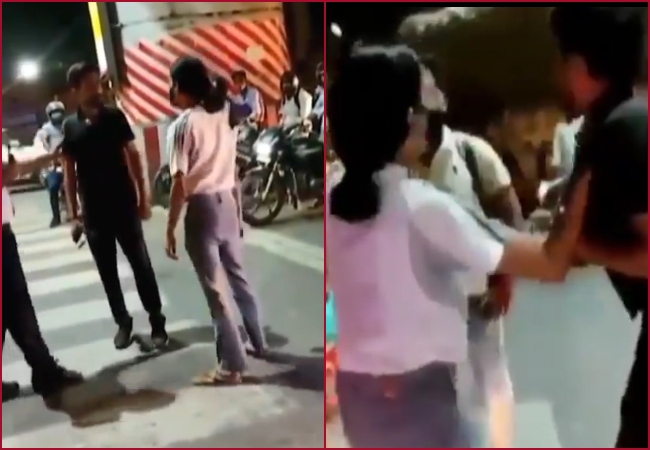 Lucknow: Woman thrashes cab driver, Twitterati demands her arrest after video goes viral-WATCH