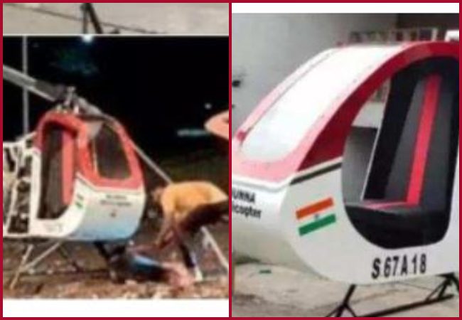 School dropout builts Helicopter by watching YouTube, killed by blades during trail (Video)