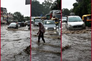 Heavy rains lead to waterlogging in several parts of Delhi | See Pics