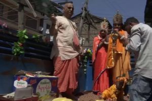 J&K celebrates Janmashtami, devotees visit temples for prayers; procession taken out at Lal Chowk (PICs)