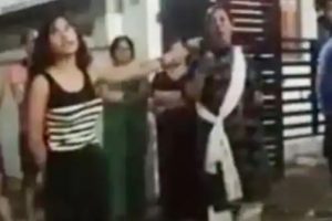 Two-year-old video of Lucknow girl screaming at neighbours for black paint wall goes viral- Watch