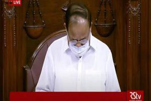 RS chairman Venkaiah Naidu breaks down, says spent sleepless night over Parliament chaos (VIDEO)