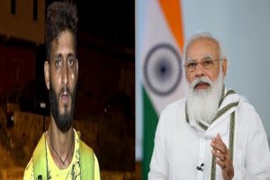 ‘On-foot’ journey to meet PM Modi: Kashmiri youth Faheem Nazir begins 900 km trek to Delhi