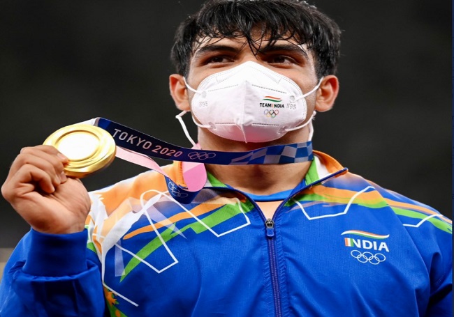 Neeraj Chopra, gold medal