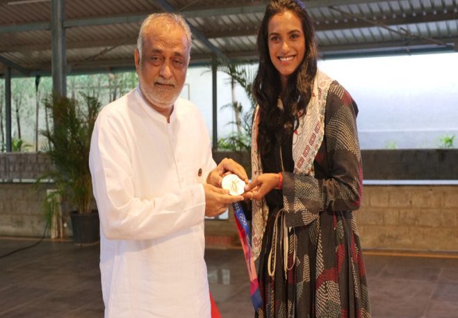 Olympian PV Sindhu spends an evening of gratitude at the Heartfulness Institute