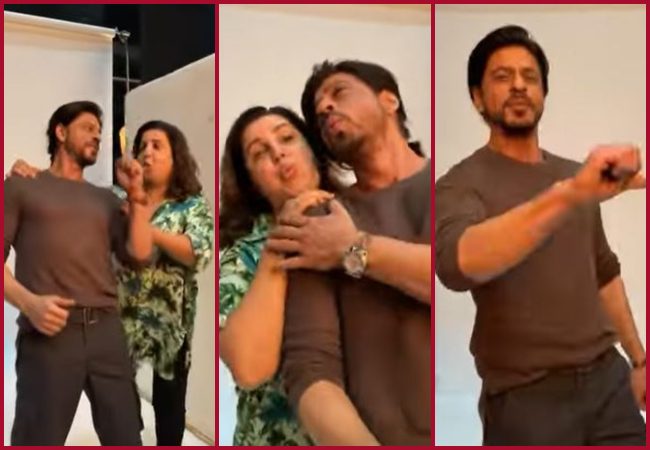 Shah Rukh Khan, Farah Khan recreate ‘Main Hoon Na’ moment
