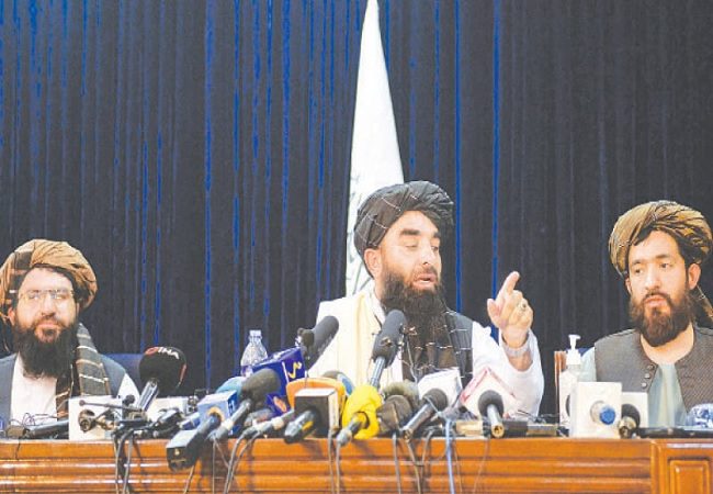 Taliban press conference - Afghanistan