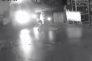 Truck rams into bus after hitting two-wheeler, CCTV captures scary accident (VIDEO)