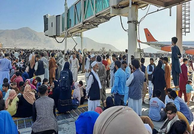Gunfire at Kabul airport as Taliban takes control of capital
