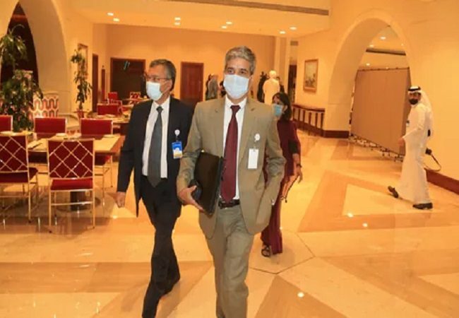 Indian envoy meets Taliban representative in Doha