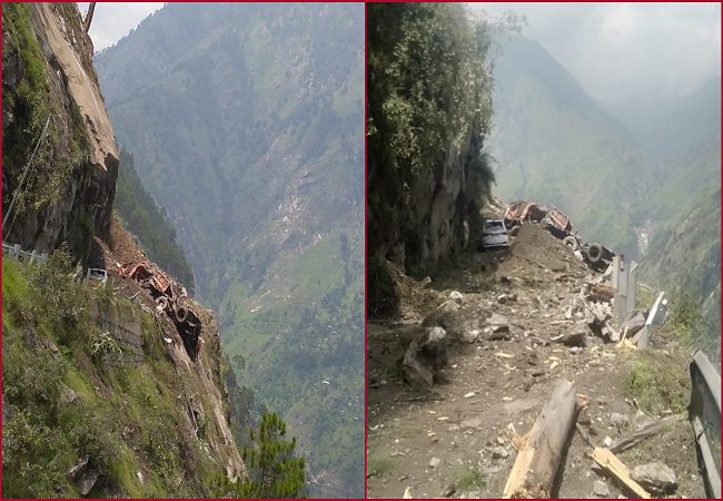 Himachal: Over 40 feared buried as landslide hits bus in Kinnaur district