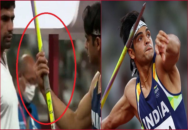 Caught on Cam: Pak’s Arshad Nadeem caught red-handed with Neeraj Chopra’s Javelin just before his 1st attempt