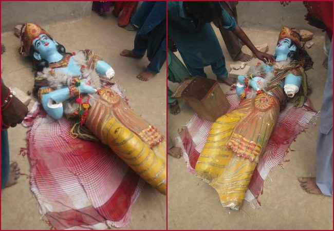 Hindu temple vandalised in Pak’s Sindh province on the occasion of Krishna Janmashtami