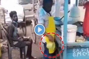 Viral Video: ‘Pani puri’ seller caught on cam mixing urine in masala water