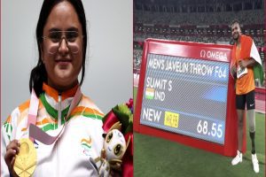 Tokyo Paralympics: Golden Monday for India, Sumit Antil wins gold in javelin F64 class; 4 medals in a day