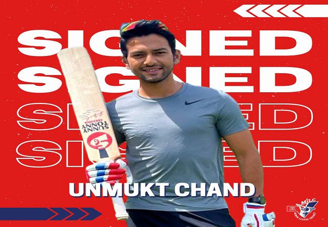 Unmukt Chand signs multi-year agreement with Major League Cricket in USA