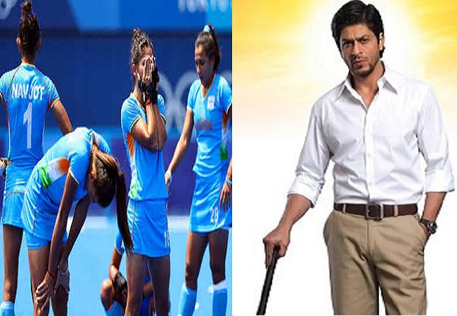 Shah Rukh Khan consoles women’s hockey team after Tokyo Olympics loss