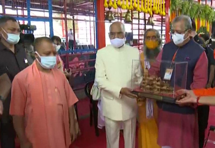 President Ram Nath Kovind offers prayers, plants a sapling at Ram Temple in Ayodhya