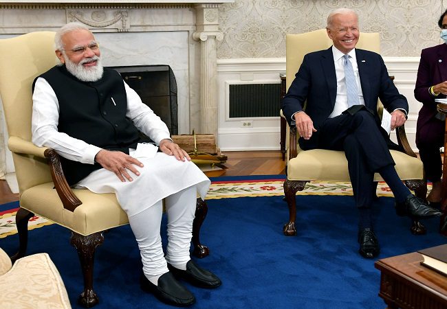 Modi-Biden meet: US President goes off script, tells about 'five Bidens' from his Mumbai visit
