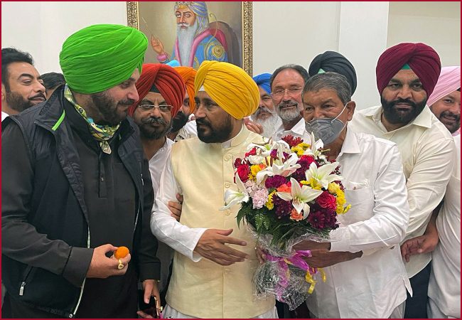 Navjot Singh Sidhu likely to meet Punjab CM Channi today