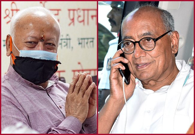 Digvijaya Singh equates RSS with Taliban, claims they have similar ideology on women