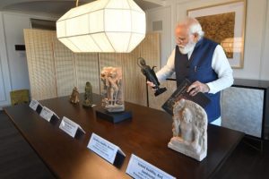PM Modi to bring home 157 artefacts & antiquities from US