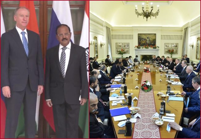 NSA Doval meets Russian counterpart Patrushev, discuss Afghanistan’s political, security, humanitarian situation