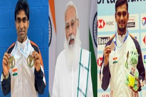 Tokyo Paralympics: PM Modi calls up shuttlers Pramod Bhagat & Manoj Sarkar, congratulates them on medal win