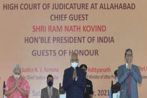 President Kovind lays foundation stone of National Law University and new building of Allahabad HC