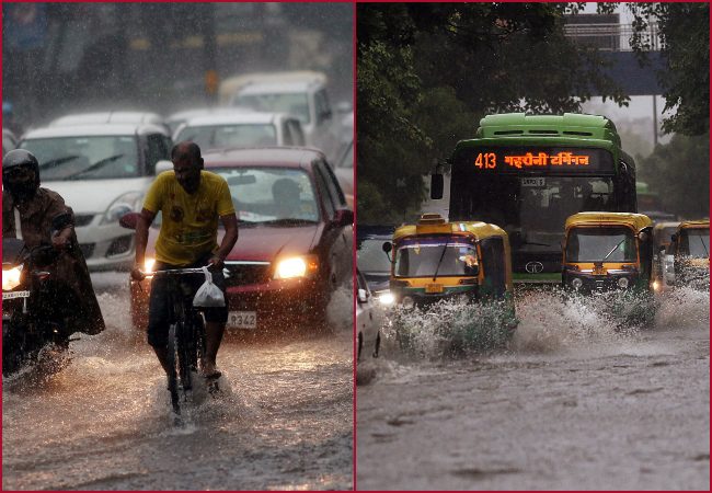 Rain in  Delhi-NCR: Waterlogging in several parts, traffic movement affected