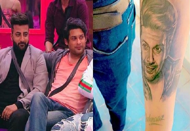 Shehnaaz Gill’s brother Shehbaz tattoos Sidharth Shukla’s face on his arm; see pics, video