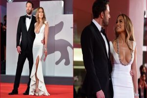 Jennifer Lopez, Ben Affleck makes a jaw-dropping red carpet debut at premiere of ‘The Last Duel’