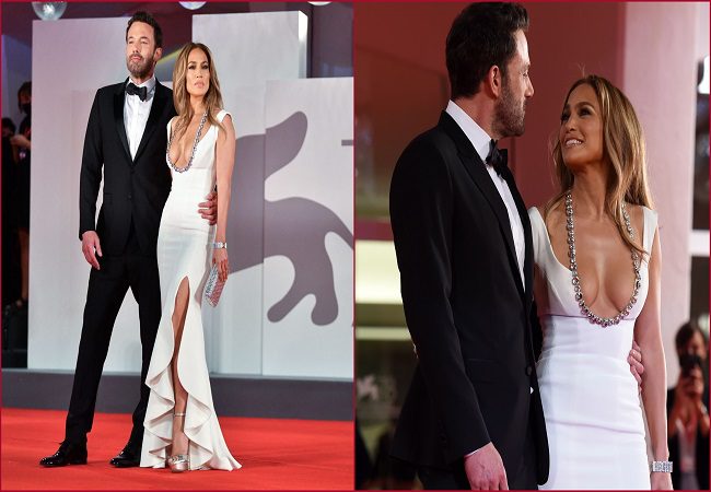 Jennifer Lopez, Ben Affleck makes a jaw-dropping red carpet debut at premiere of 'The Last Duel'
