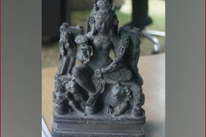 1200-year-old sculpture of Goddess Durga recovered by J-K Budgam police
