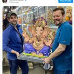Neil Nitin Mukesh brings Lord Ganesha home