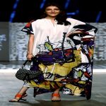 Bollywood actress Kajal Aggarwal during the 'FDCI x Lakme Fashion Week'