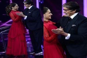 Amitabh Bachchan relives college days while ‘ballroom dancing’ with Kriti Sanon