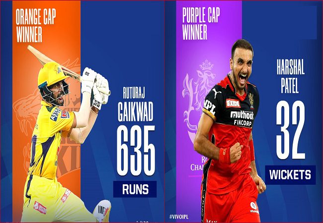 IPL 2021 full list of award winners: Orange cap, purple cap, MVP, fairplay and other award