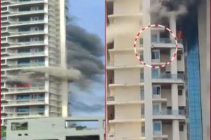 Mumbai: One person dead in fire at Avighna Park apartment building on Curry Road