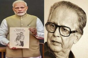 PM Modi pays tribute to RK Laxman on cartoonist’s 100th birth anniversary