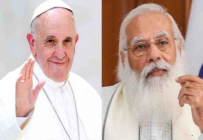 IN PICs: PM Modi meets Pope Francis in Rome, invites him to visit India