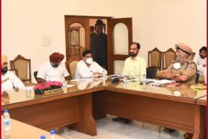 Punjab CM Channi allows son to attend high-level meeting with DGP; BJP says ‘very unfortunate’