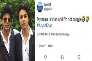 ‘My name is Khan and I’m not a druggie’, Netizens reacts as #AryanKhan trends on top