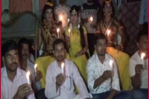 UP: Moradabad’s Ramlila Committee protests over electricity connection
