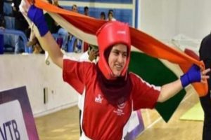 13-year-old Kashmiri girl scripts history by bagging gold at World Kickboxing Championship