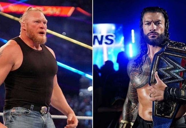 Roman Reigns and Brock Lesnar 