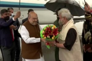 Amit Shah reaches Srinagar for his 3-day visit to J-K; first since Article 370 scrapped