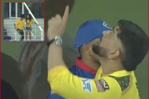 Qualifier 1, DC v CSK: Dhoni gifts signed ball to young supporter after taking Chennai into final